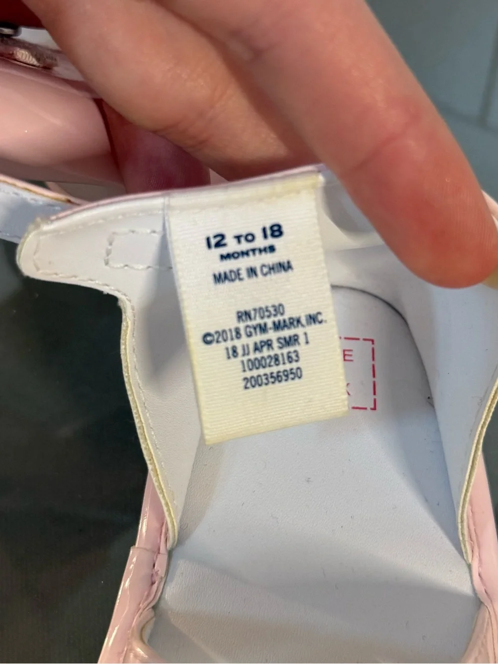 Janie and Jack Baby Pink Patent Sandals